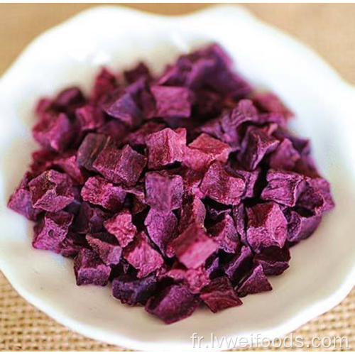 Granules de pommes de terre violet déshydratés 5 * 5 mm